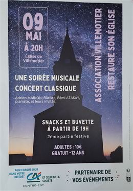 Affiche - Villemotier restaure son église