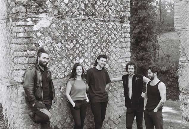 Les 5 musiciens de Sans Voies - Sans Voies