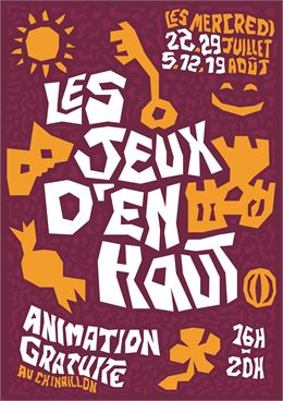 Affiche jeux d'en haut - ©Le Grand-Bornand Tourisme