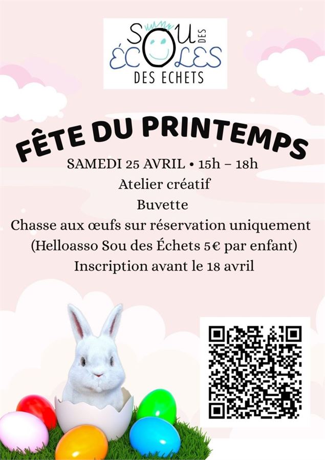 Fête du Printemps et Chasse aux oeufs - Sou des Ecoles des Echets