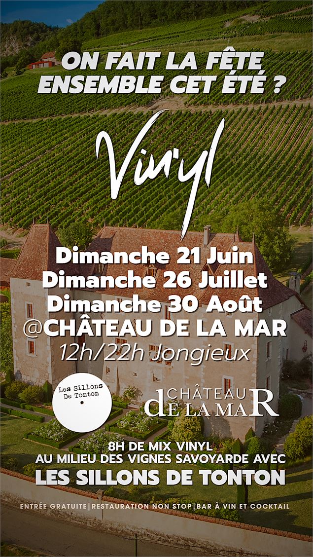 VIN'YL au Château de la Mar • Édition d'août_Jongieux