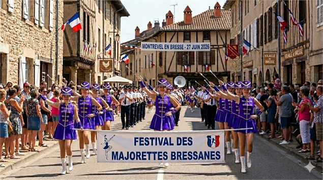 Festival des majorettes bressanes - Les majorettes bressanes 