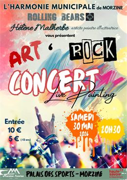 Art’Rock Concert Live Painting_Morzine