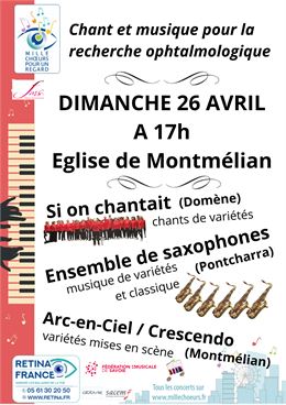 Concert en faveur de la recherche ophtalmologique (Retina)