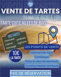 Affiche Vente de tartes_Montrevel-en-Bresse - ©RCCM