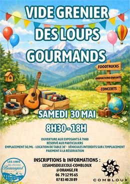 Vide Grenier_Loups Gourmands Combloux - Les amis de l'école Beauregard