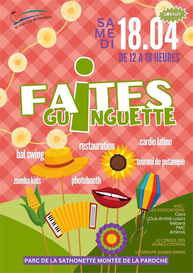 Fête du Printemps ... Faites Guinguette - Commune St Maurice de Beynost
