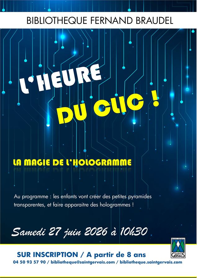Heure du clic : hologramme_Saint-Gervais-les-Bains - Freepik