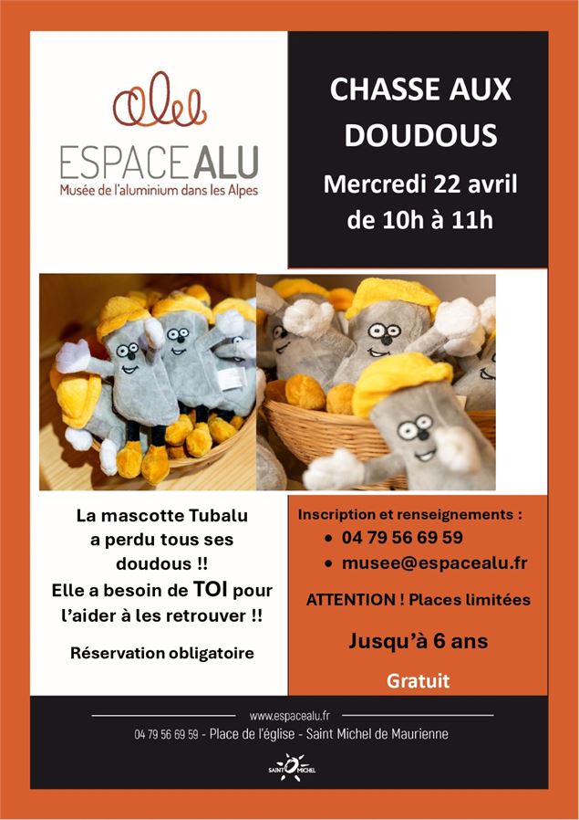 Chasse aux doudous_Saint-Michel-de-Maurienne - Espace alu