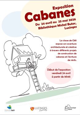 Affiche_Exposition "Cabanes" - ©ArchipelButor