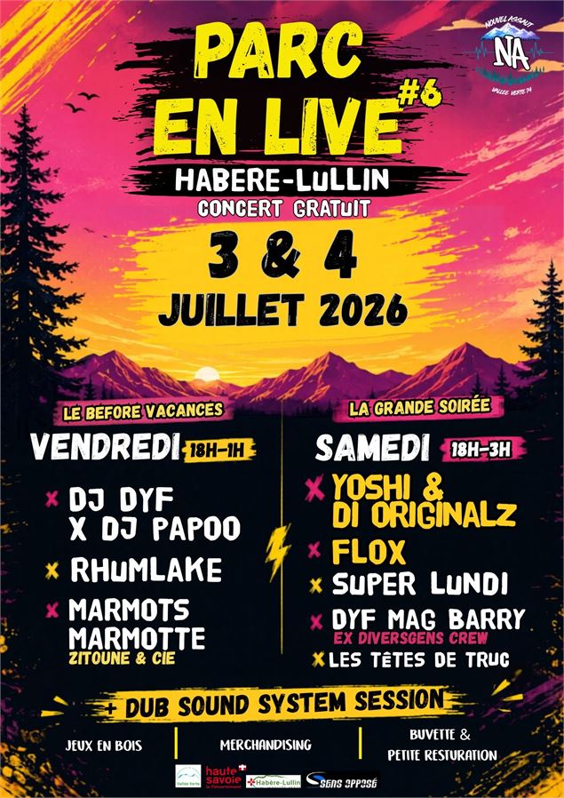Parc en Live #6 - Soirées Concerts_Habère-Lullin - Nouvel Assaut