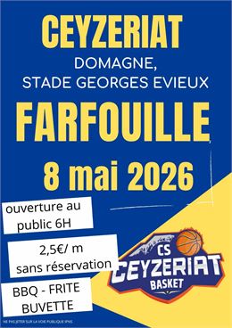 Affiche Farfouille 2026 - ©CS Ceyzériat Basket