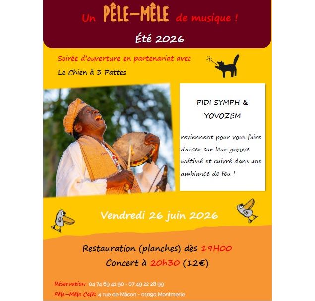 Apéro concert de l'été - Le Chien à 3 pattes_Montmerle-sur-Saône