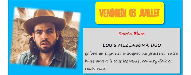 Apéro concert de l'été - Soirée Blues_Montmerle-sur-Saône