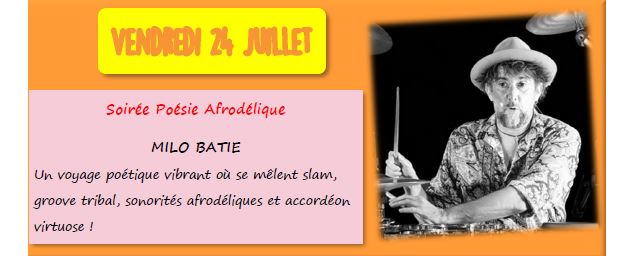 Apéro concert de l'été - Poésie Afrodélique_Montmerle-sur-Saône