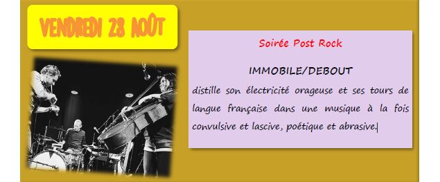 Apéro concert de l'été - Rock_Montmerle-sur-Saône