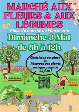 Marché aux fleurs et aux légumes_Montmerle-sur-Saône