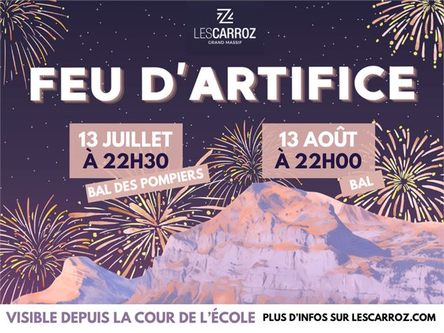Feu d'artifice_Les Carroz-d'Arâches
