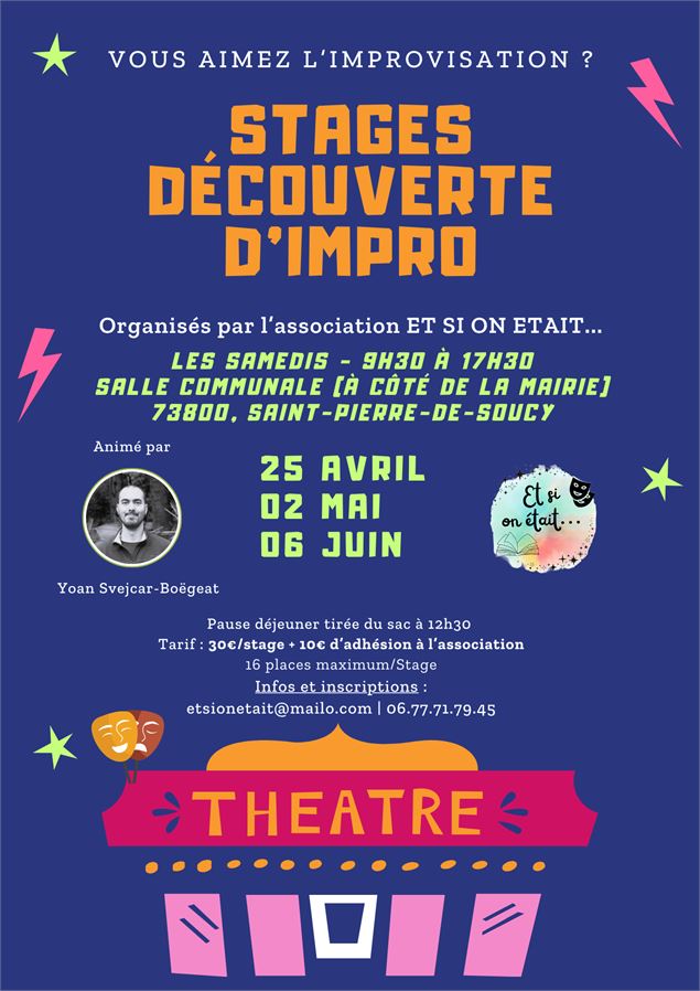 Stages découverte Improvisation Théâtrale