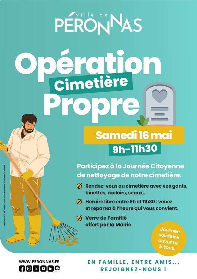 Journée citoyenne : opération cimetière propre