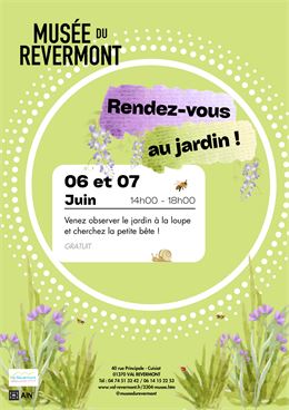 Rendez-vous au jardin du Musée du Revermont - 6 et 7 juin - DR Musée du Revermont