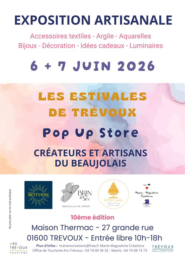 Exposition Pop Up Store - Mariem créations
