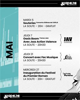 Souterie : Concert des élèves au Jazz Club - APEJS