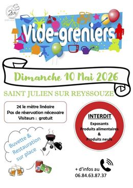 Vide-greniers_Saint-Julien-sur-Reyssouze - ©Sou des écoles 2SJL