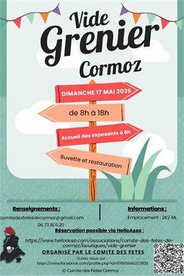 Vide-greniers - Comité des fêtes de Cormoz