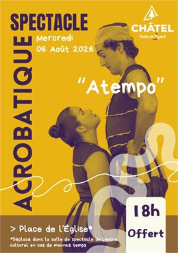 Spectacle acrobatique "Atempo"_Châtel - Châtel Tourisme