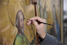 Découverte de l'atelier de restauration de peinture - DR