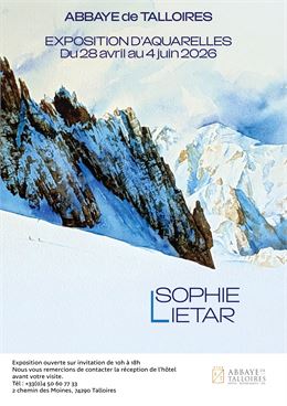 Exposition d'aquarelles de montagnes de Sophie Liétar_Talloires-Montmin