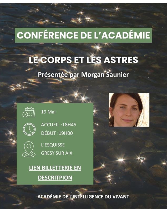 Conférence: Le corps et les astres - Académie Intelligence du vivant