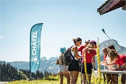 Accueil au point de départ du parcours - L.Meyer - Châtel