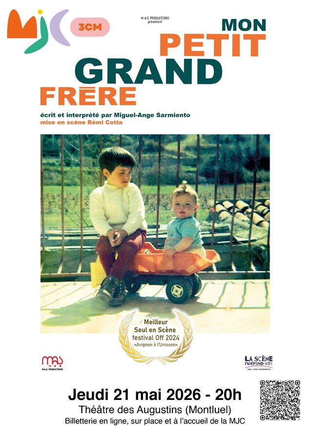 Théâtre : Mon Petit Grand Frère - MJC