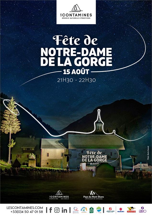Fête de Notre Dame de la Gorge - Les Contamines Tourisme