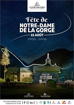 Fête de Notre Dame de la Gorge - Les Contamines Tourisme