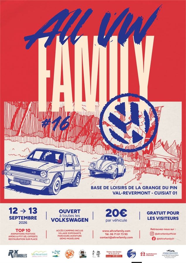 Affiche Meetin Volkwasgen - ©All VW Family