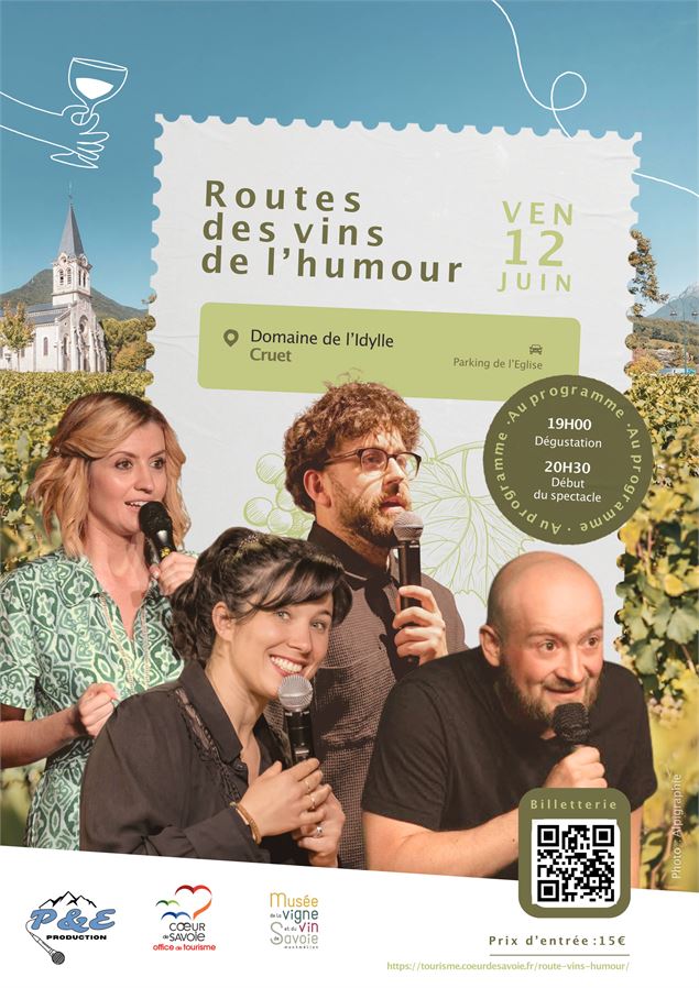 Route des Vins de l'Humour - Domaine de l'idylle_Cruet - OT