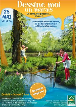 Fête de la nature au Marais de Lavours : Spectacle : Dessine moi un marais_Ceyzérieu - marais de lav