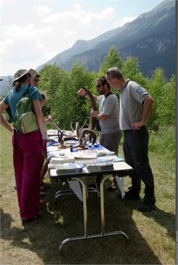 Stand de découverte du Parc national de la Vanoise - Plan d'Amont_Aussois - PNV-Nathalie TISSOT