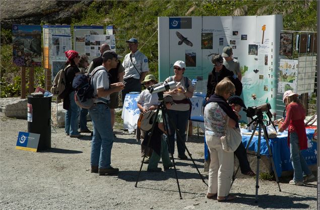 Stand découverte du Parc national de la Vanoise - L'Ecot_Bonneval-sur-Arc - PNV-Denis BASSARGETTE