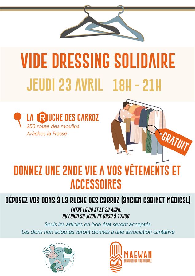 Vide dressing solidaire_Les Carroz-d'Arâches