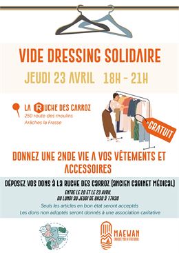 Vide dressing solidaire_Les Carroz-d'Arâches