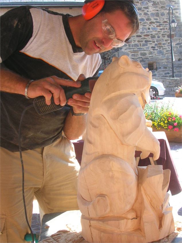 Sculpture sur bois_Morzine