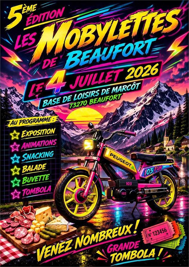 5e rassemblement des mobylettes de Beaufort