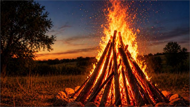 feu de la saint jean - OT rumilly-albanais