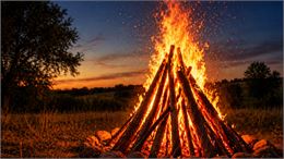 feu de la saint jean - OT rumilly-albanais