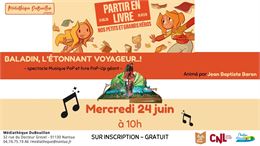 Affiche animation paysage - Médiathèque DuBouillon