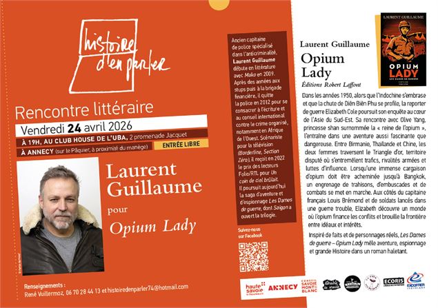 Rencontre littéraire avec Laurent Guillaume pour 